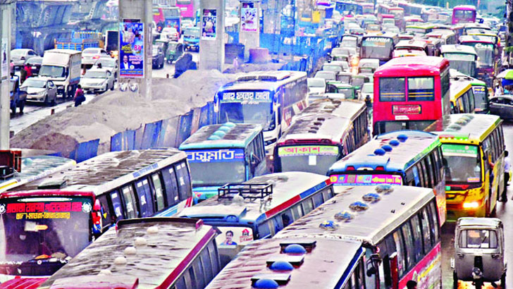 Read more about the article ‘টঙ্গীর যানজটে দিনে ক্ষতি ১০ কোটি টাকা’