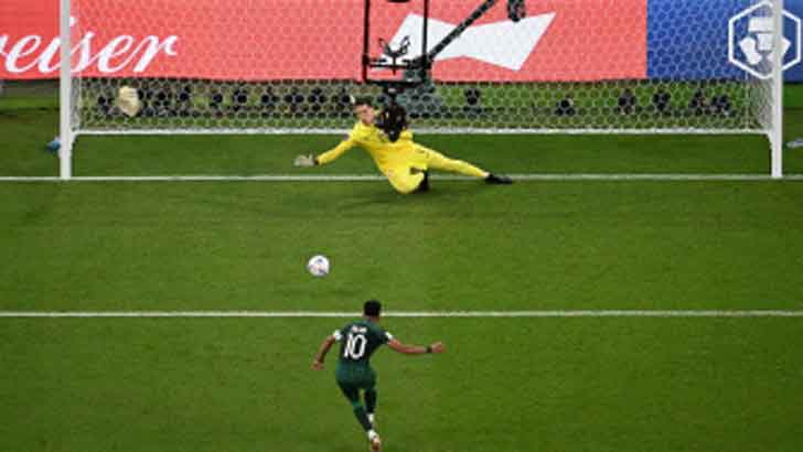 Read more about the article পেনাল্টি মিস করে ধুঁকছে সৌদি আরব