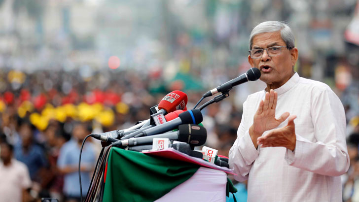 Read more about the article গণআন্দোলনে দিশেহারা সরকার: মির্জা ফখরুল