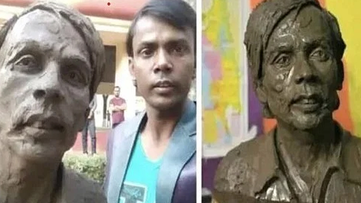 Read more about the article নিজের ভাস্কর্য ঢাবিতে, যা বললেন হিরো আলম