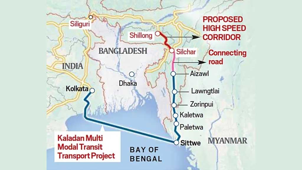 Read more about the article বাংলাদেশ এড়িয়ে সমুদ্রপথে সেভেন সিস্টার্সকে যুক্ত করতে নতুন প্রকল্প ভারতের