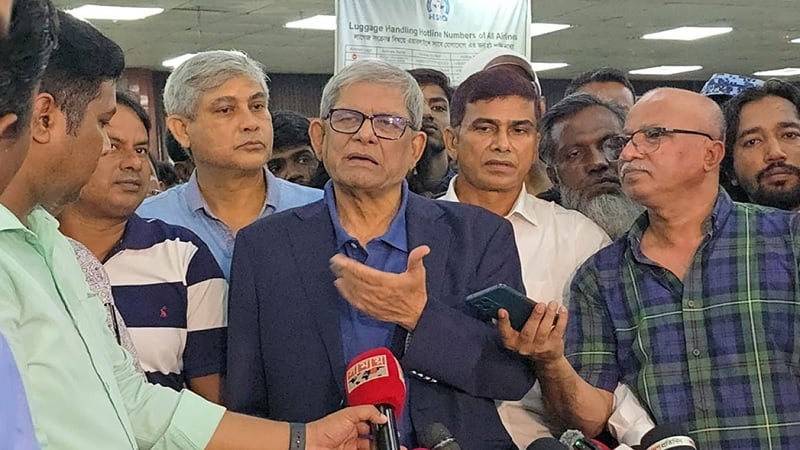 Read more about the article রাজনৈতিক দল নিষিদ্ধের পক্ষে নয় বিএনপি: মির্জা ফখরুল