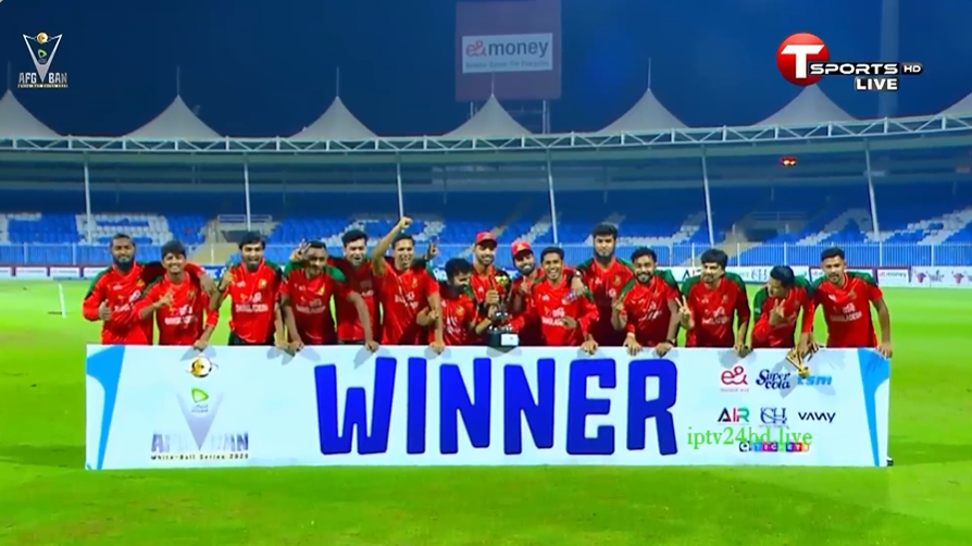 Read more about the article সাইফের ব্যাটে বড় জয়, হোয়াইটওয়াশ আফগানরা