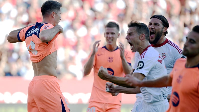 Read more about the article বার্সার জালে সেভিয়ার এক হালি গোল