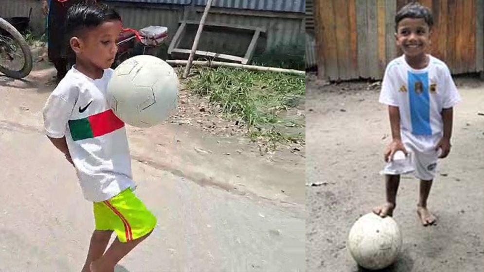 Read more about the article ক্ষুদে ফুটবলার সোহানকে বিকেএসপি স্কলারশিপ দেয়া হবে: ক্রীড়া উপদেষ্টা